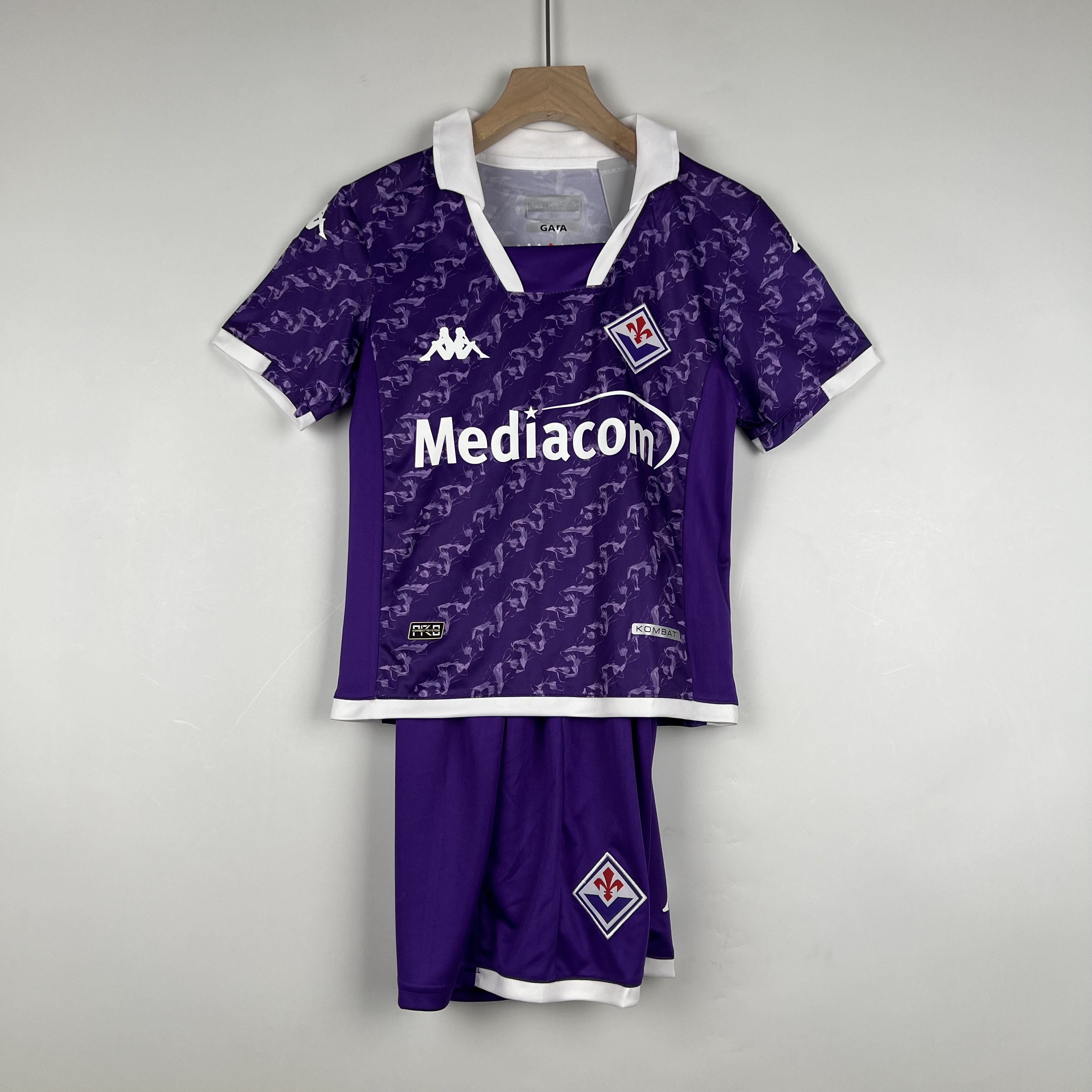 Fiorentina 23-24 Home Stadium Kids Kit